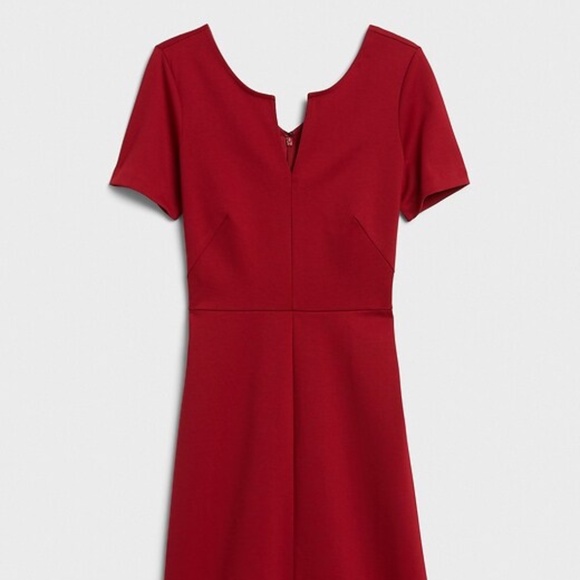 Banana Republic Split-Neck Sheath Dress - Picture 1 of 4